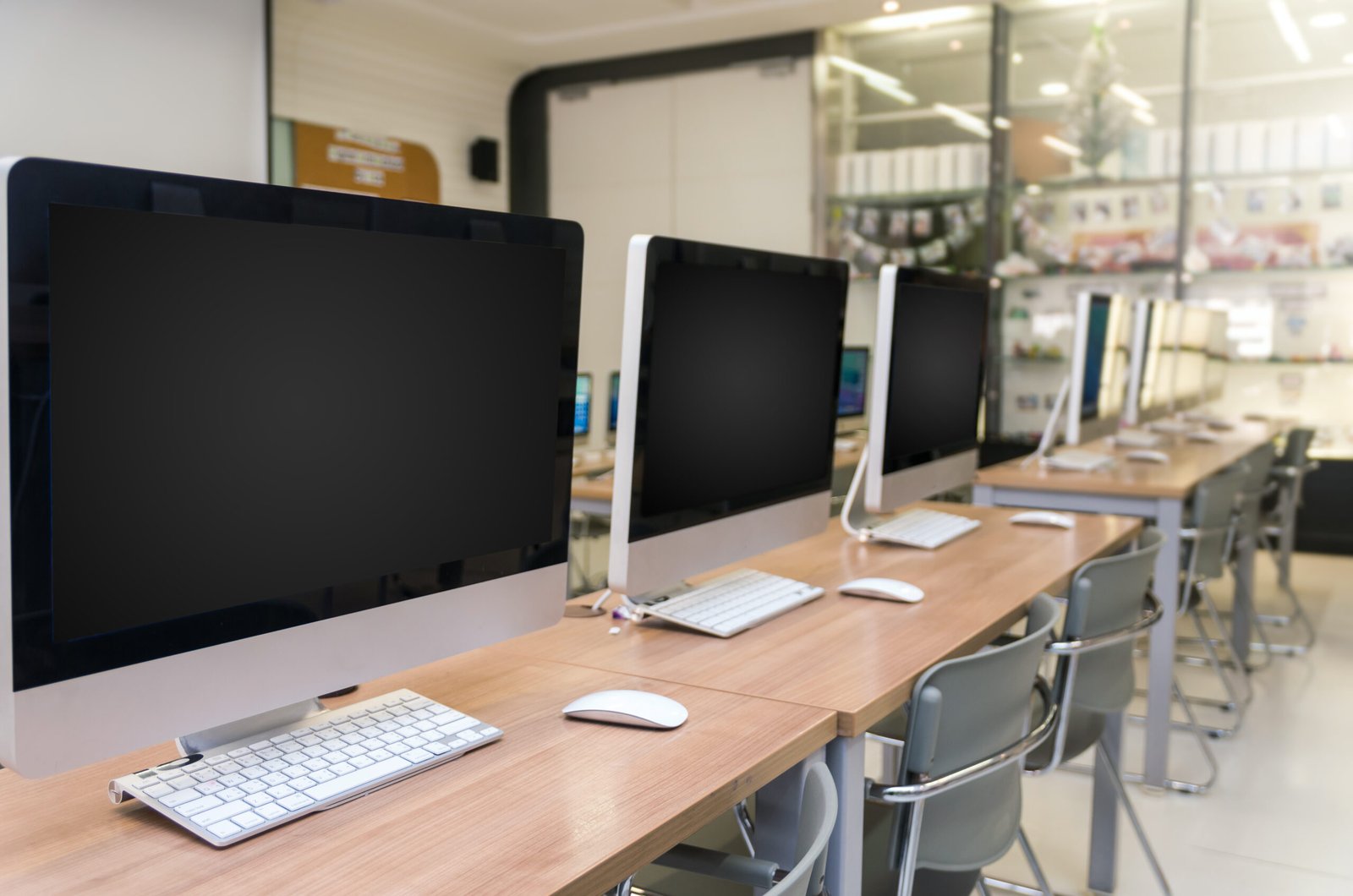 Modern computer lab set up for STEM courses in a West Bengal school