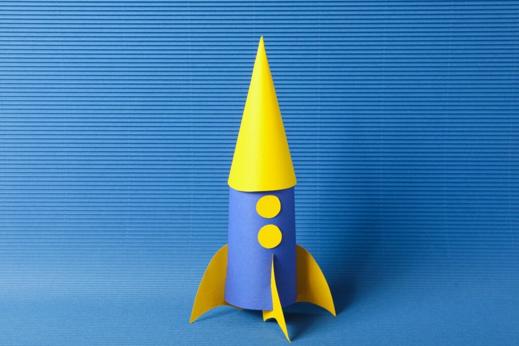 Homemade water rocket