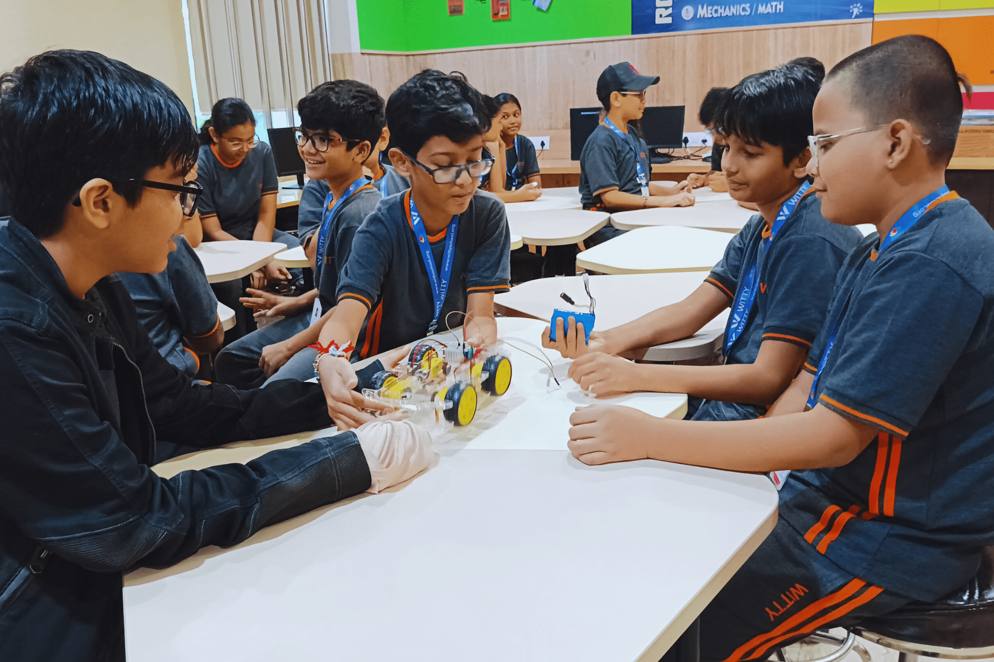 Students learning
