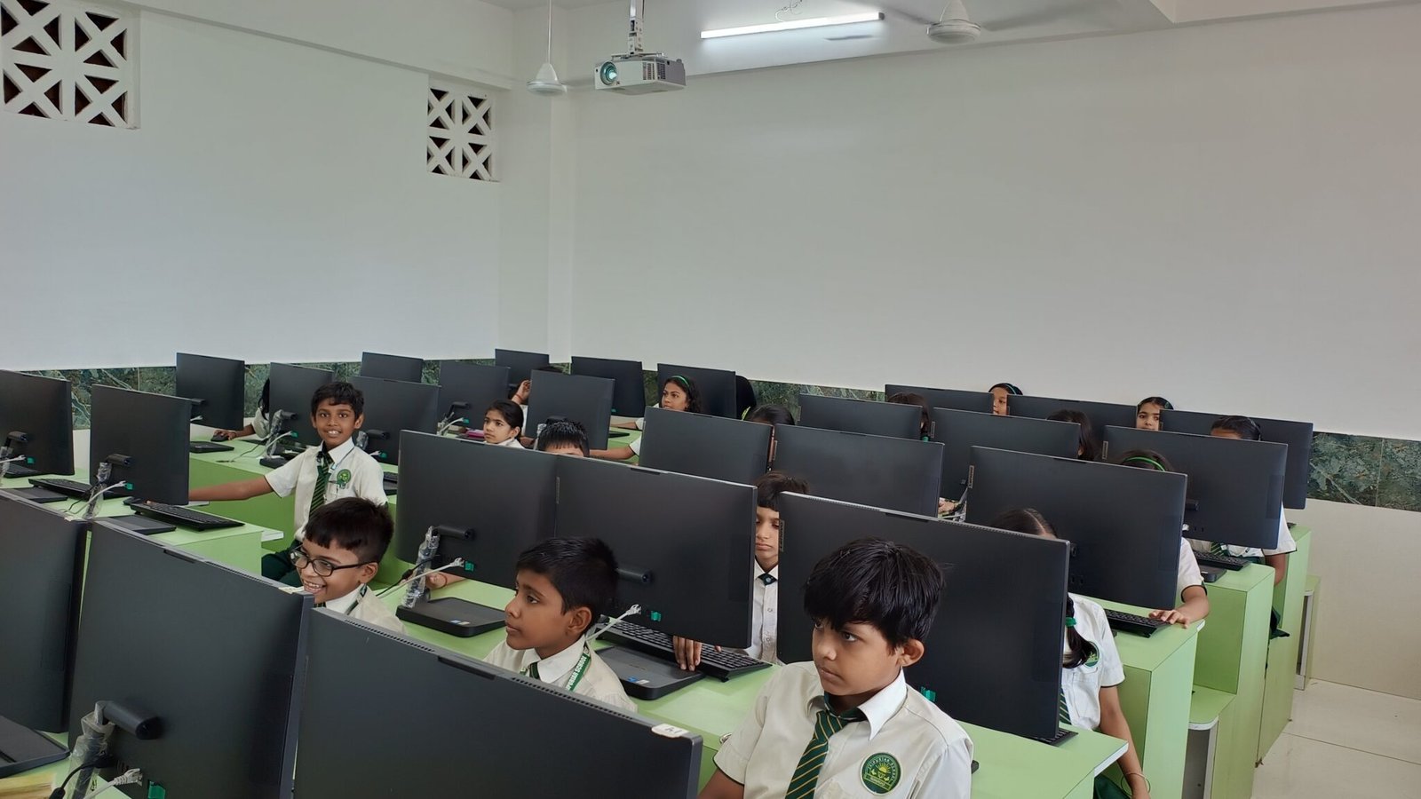 Students on desktop