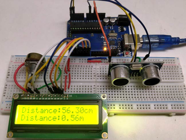 Distance Measurement Using Ultrasonic Sensor