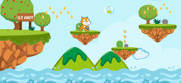 Make a Jumping Game in Scratch