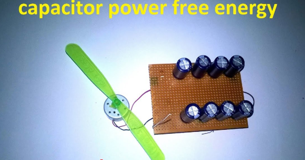 Free Energy Using Capacitor