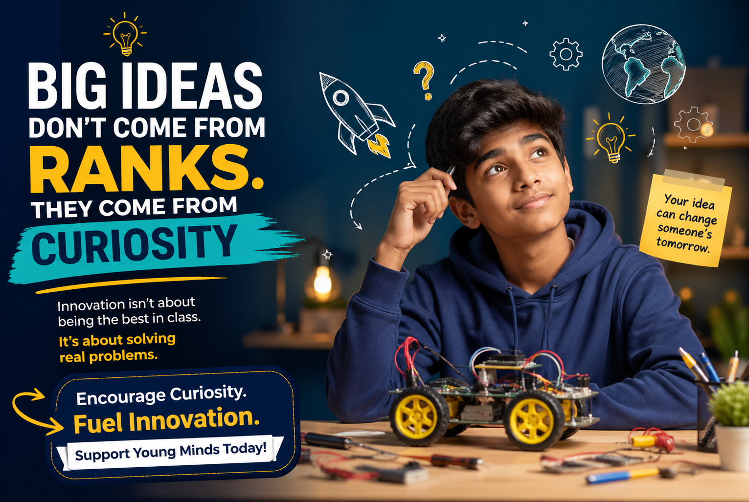 You Don’t Need to Be a Topper to Invent Something: The Biggest Myth About Young Innovators