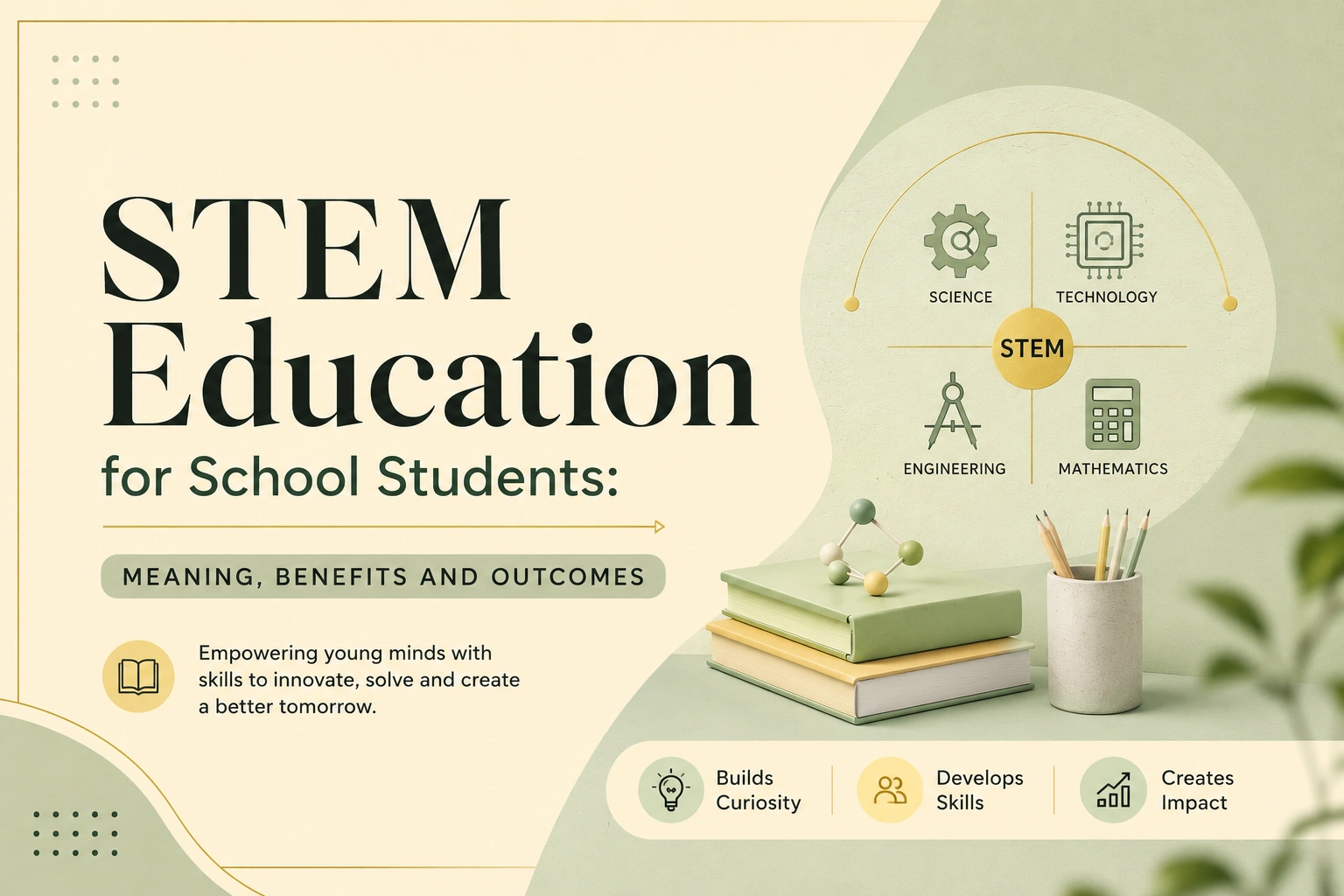 STEM Education for School Students: Meaning, Benefits and Outcomes