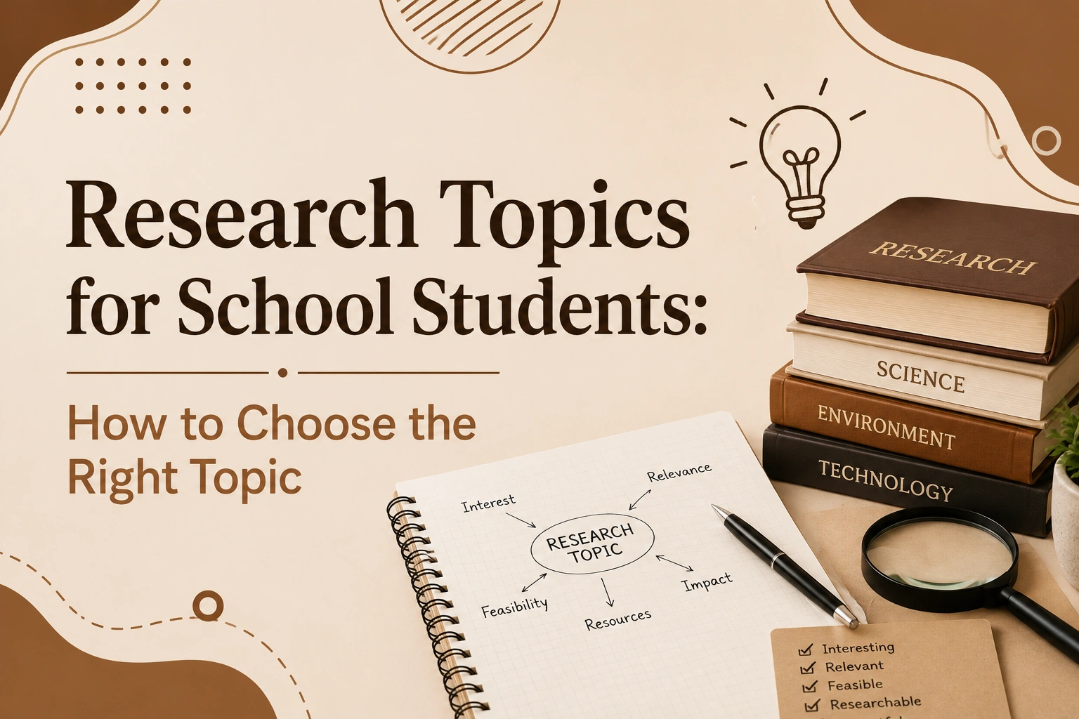 Research Topics for School Students: How to Choose the Right Topic