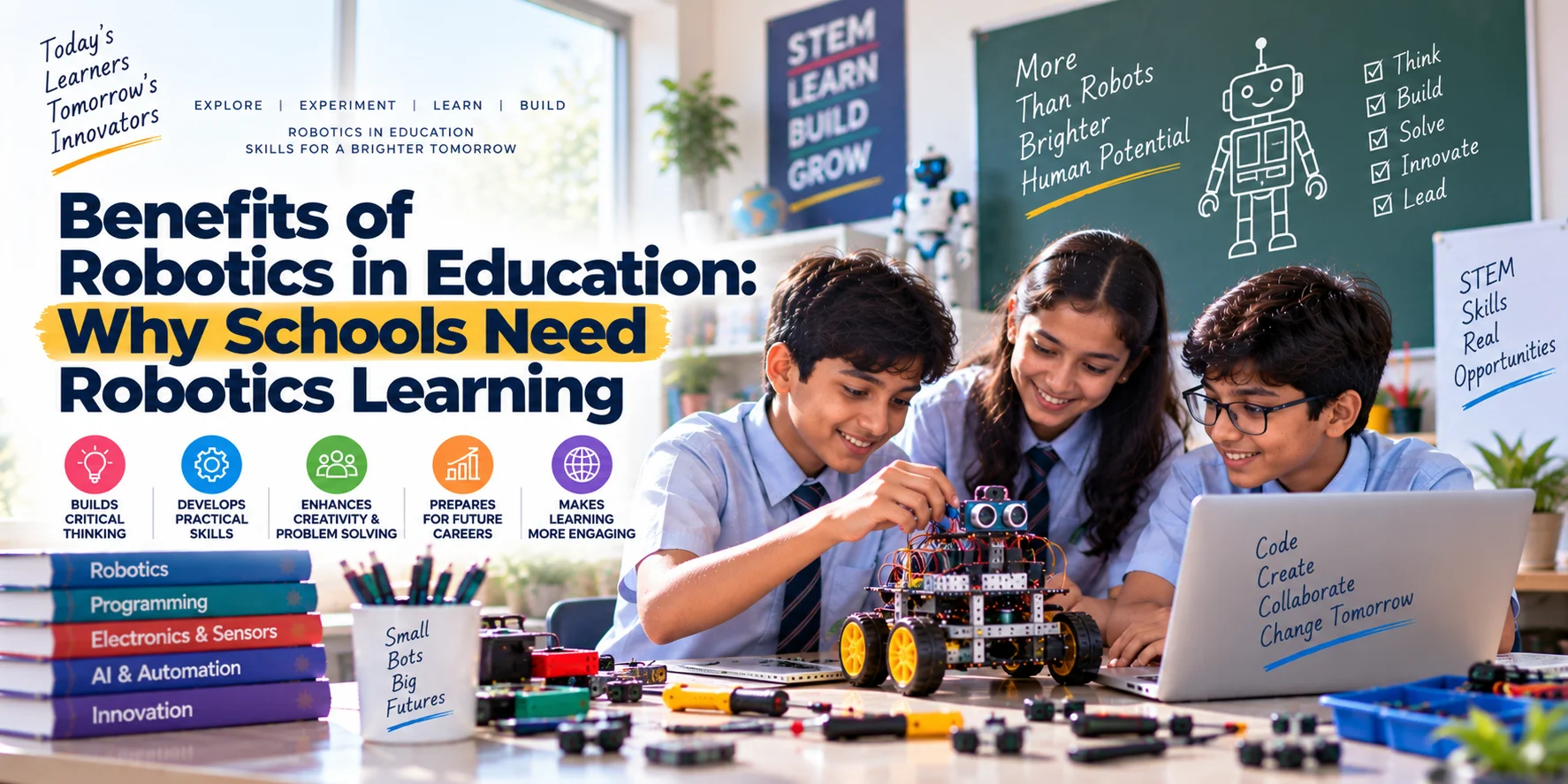 Benefits of Robotics in Education for Schools 