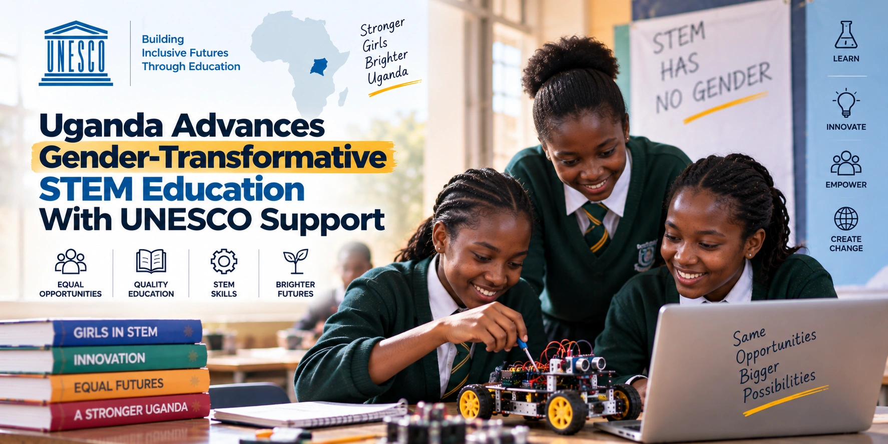 Uganda Advances Gender-Transformative STEM Education With UNESCO Support