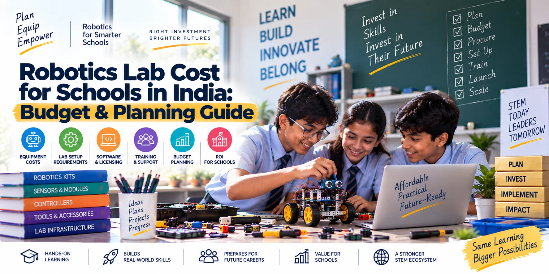 Read more about the article Robotics Lab Cost for Schools in India: Budget & Planning Guide
