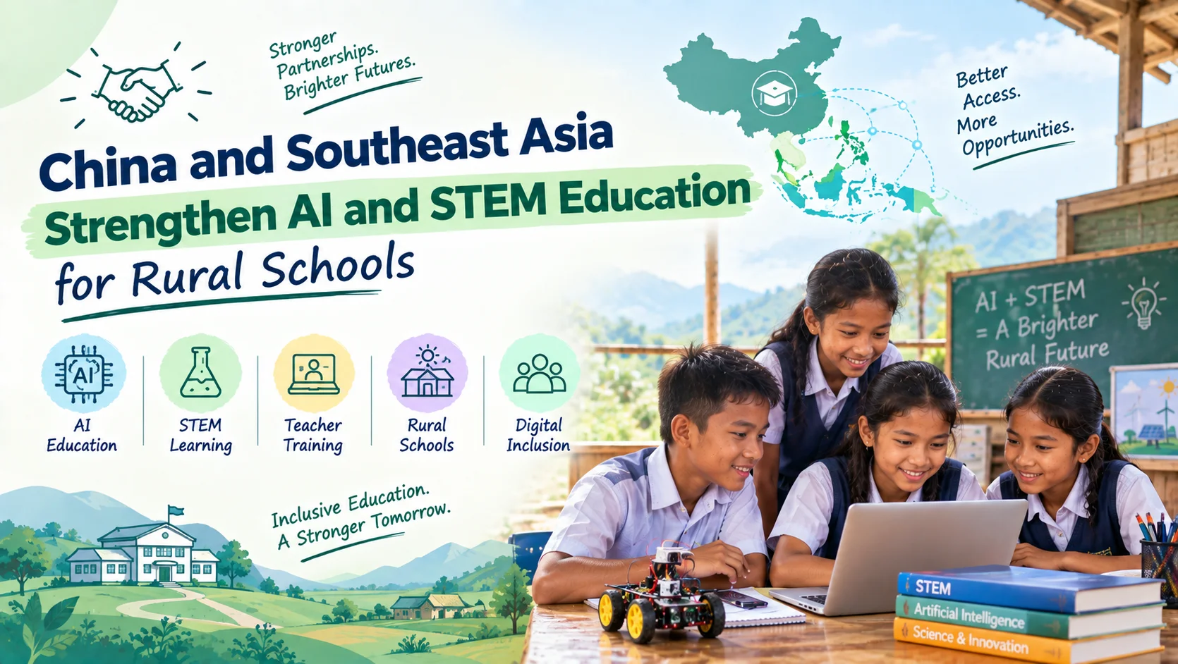 Read more about the article China and Southeast Asia strengthen AI and STEM education for rural schools