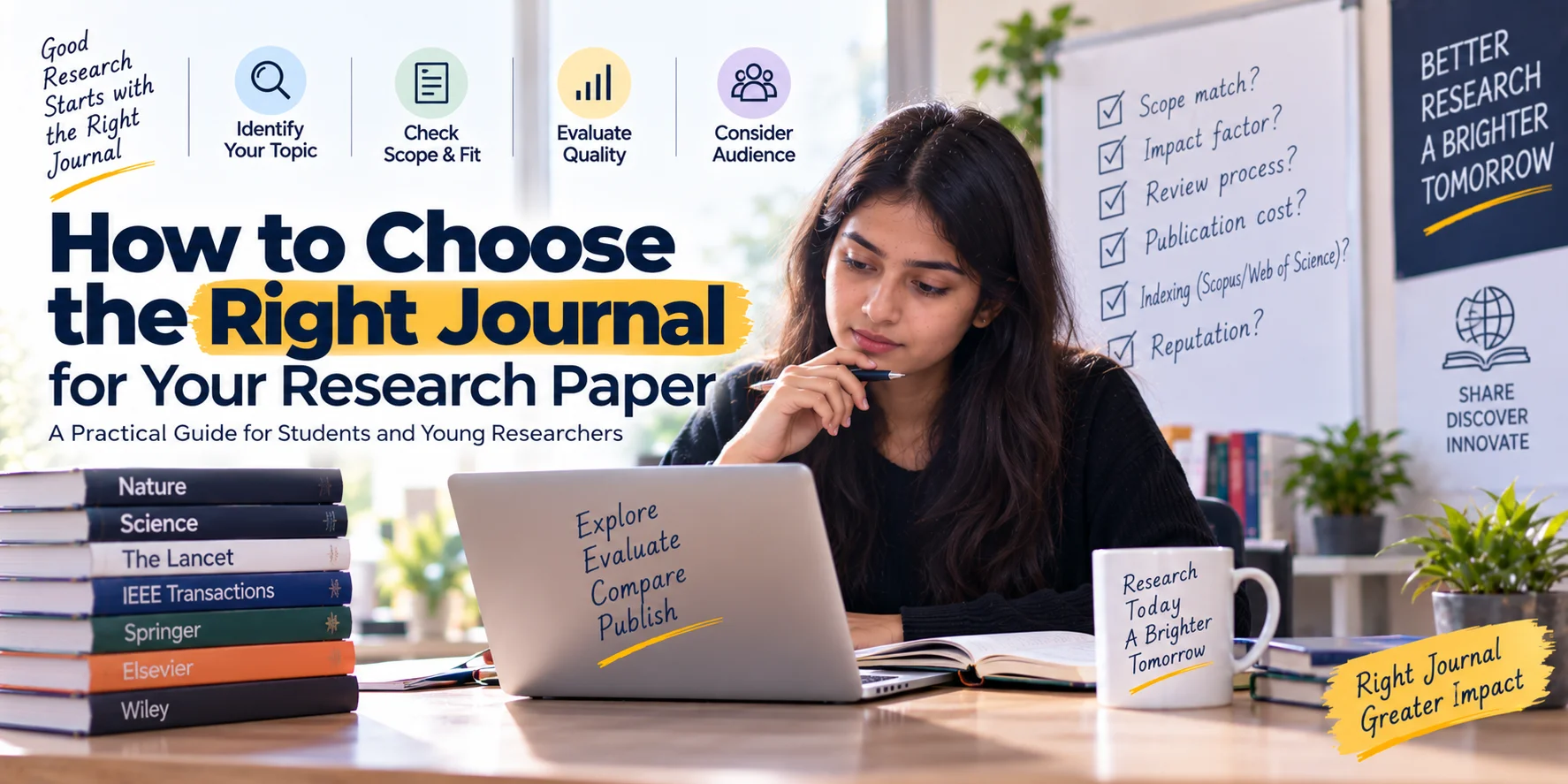 Know how to choose a journal for research paper with our one on one mentorship in the ysrp