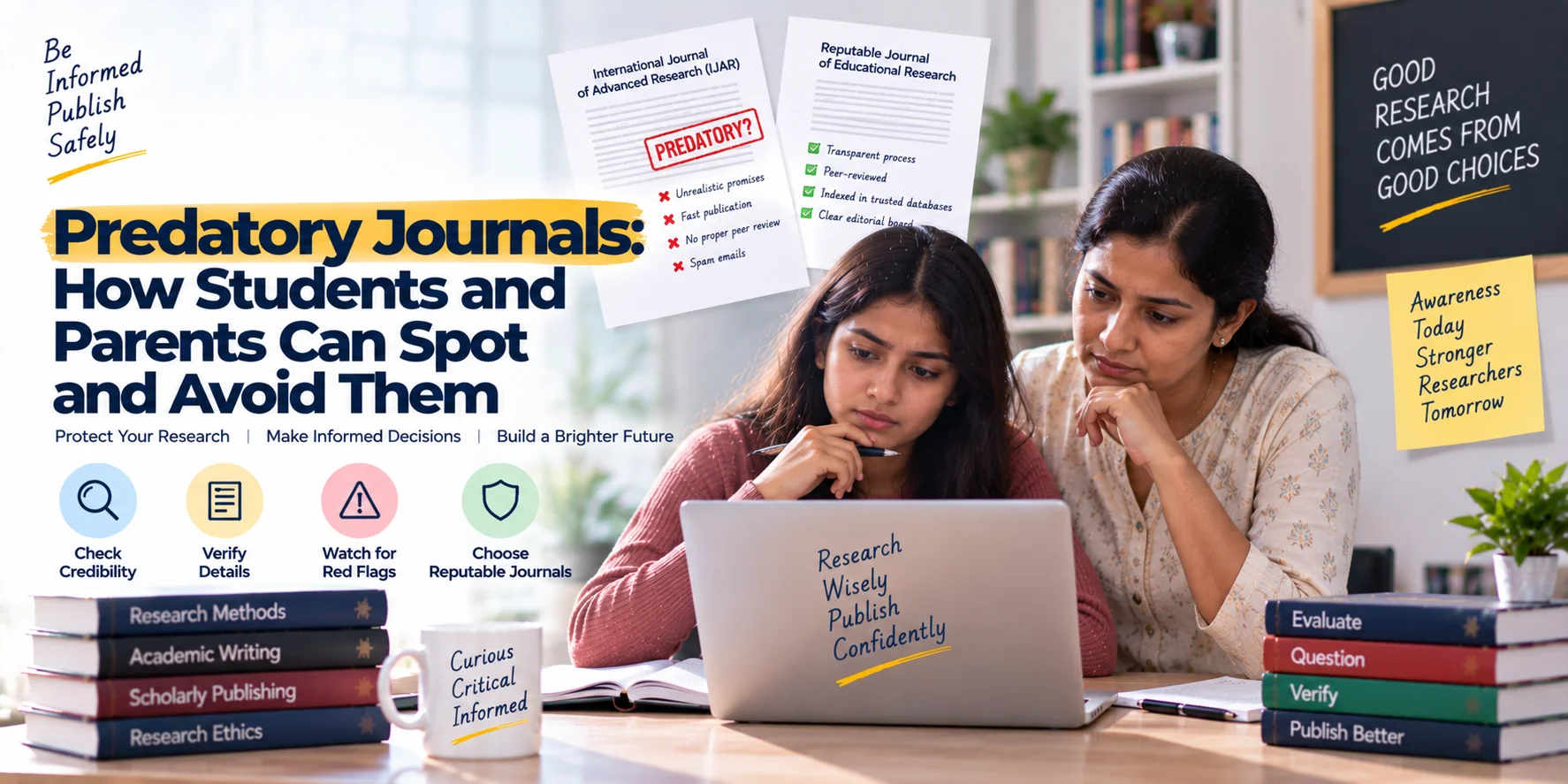 Read more about the article Predatory Journals: How Students and Parents Can Spot and Avoid Them