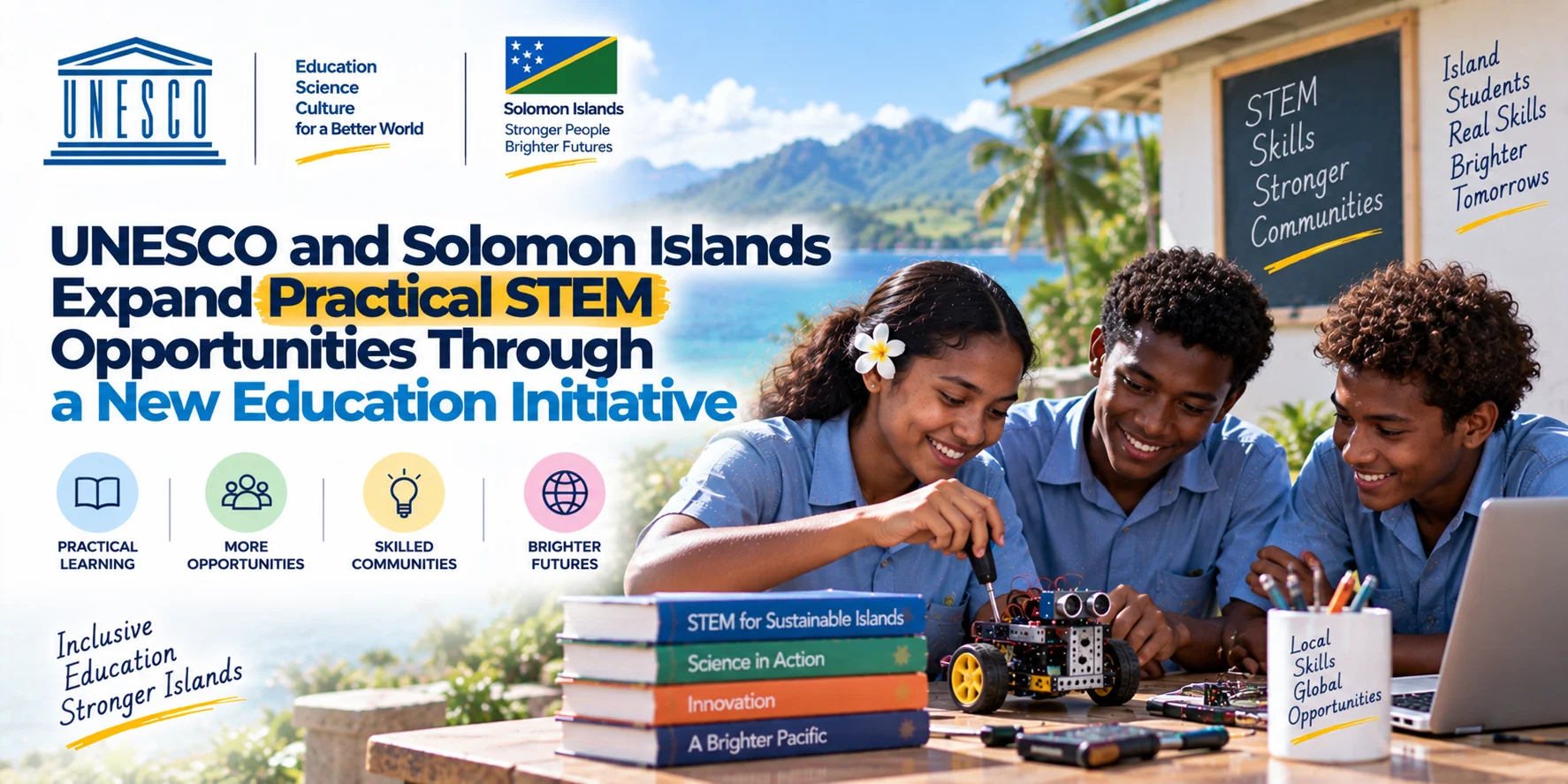 UNESCO and Solomon Islands Expand Practical STEM Opportunities Through a New Education Initiative