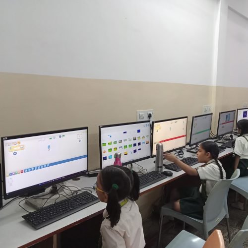 Students at desktop