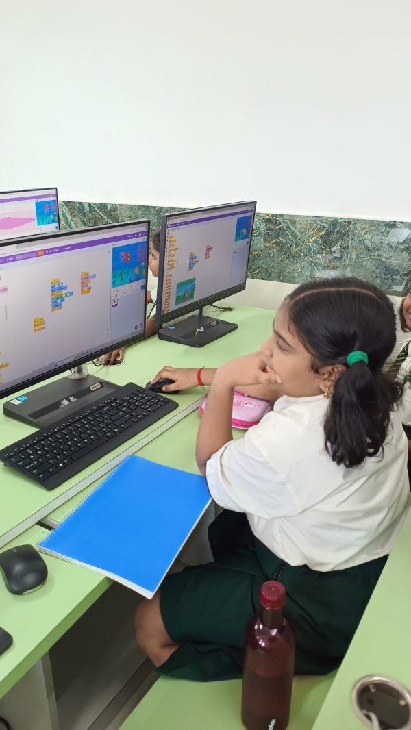 Children with computer