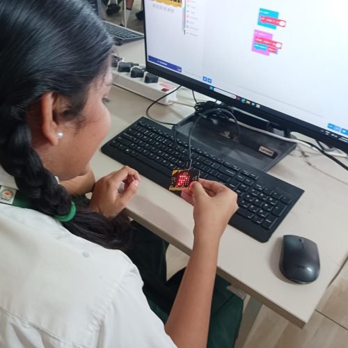 Kids with microbit